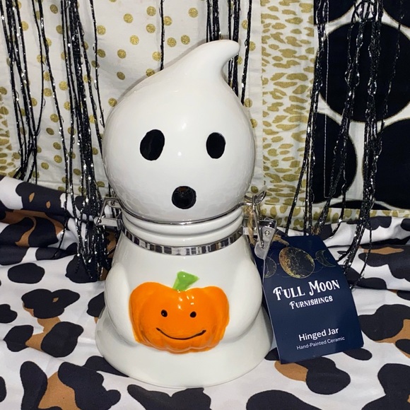 BABY GHOST & PUMPKIN HINGED JAR NWT - Picture 7 of 8